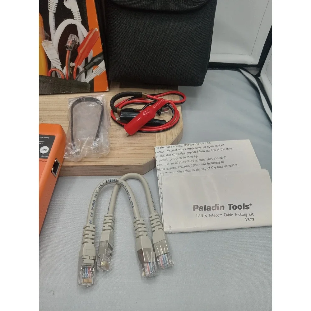 Paladin Tools 1573 Tone &‎ Probe Plus Cable Check - LAN & Telecom Cable Test Kit